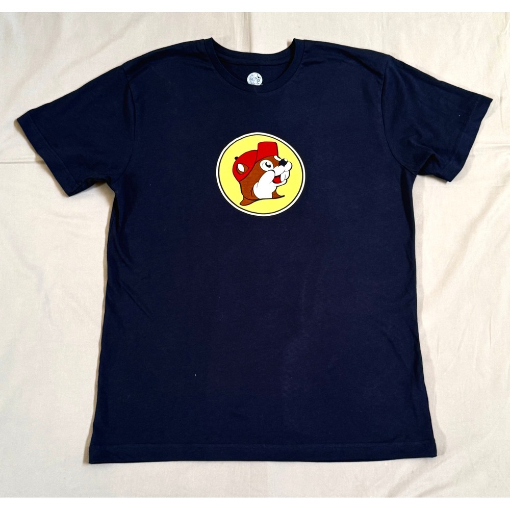 Buc-ee's Alabama Ala-Buc-ee-Bama Graphic T-Shirt Navy Blue Mens Medium Souvenir